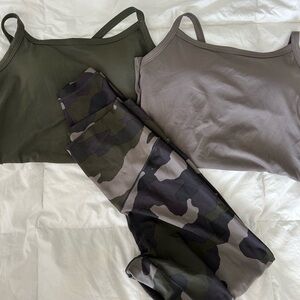 Aerie OFFLINE Camo Leggings & Workout Tanks